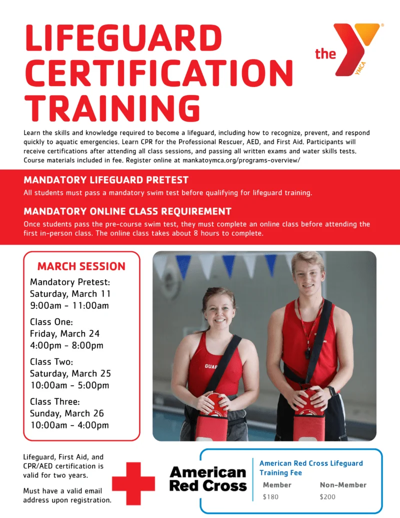 Lifeguard Training: March 2023 Mankato YMCA Lifeguard Training: March 2023 Mankato YMCA
